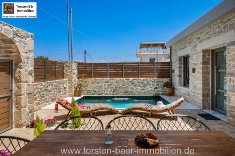 Pitsidia Kreta, Kalamaki, Villa in Strandnähe mit priv. Pool Haus kaufen